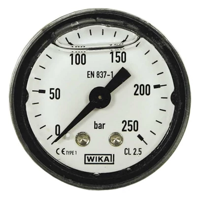 NYOMÁSMÉRŐ 40 MM 0-250 BAR 1/8 "AG